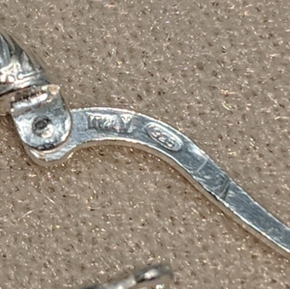 Sterling Silver Oval Hoop Earrings - Picture 8 of 8